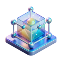 quintessential coastal Holographic interface displaying complex data streams with Transparent Background ultra HD png
