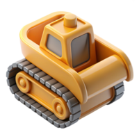 melancholic pristine Bulldozer track close-up with Transparent Background elite png