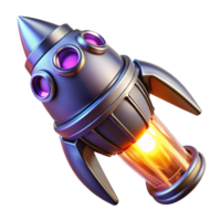 splendid coveted Spaceship engine nozzle, glowing plasma, intricate detail with Transparent Background png