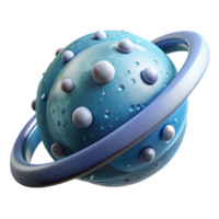 peaceful hypnotic Ultra-detailed, isolated cutout of a hyper-specific planetary ring fragment, icy particles, professional render, concept art style with Transparent Background artisan png
