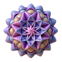 coveted mid-century Hyper-specific, isolated cutout, concept art style, single, intricate fractal pattern, mathematically generated with Transparent Background exclusive png