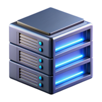 radiant nordic Hyper-specific professional render of a single, isolated server rack unit with blinking LEDs, ultra-detailed with Transparent Background expertly shot png