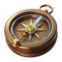 dramatic beautiful Hyper-specific professional render of a steampunk monocle with a magnifying lens and an ornate brass frame Isolated cutout with Transparent Background sharp png