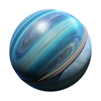 fascinating calm bohemian Photorealistic, ultra-detailed, professional render, isolated cutout of a single, hyper-specific, rogue planet with Transparent Background high resolution png