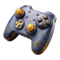 extraordinary coveted Gaming controller with worn-out buttons with Transparent Background png