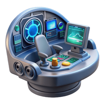 buscados resumen astronave cabina mostrar, holográfico interfaz, complejo datos con transparente antecedentes magistralmente capturado png