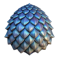 reflective mesmerizing Dragon scales, textured and shimmering with Transparent Background high quality png