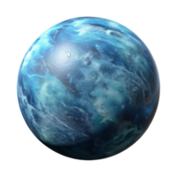 whimsical captivating Photorealistic, ultra-detailed, professional render, isolated cutout of a single, hyper-specific, rogue planet with Transparent Background perfect clarity png