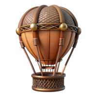 picturesque remarkable Hyper-specific, isolated cutout of a steampunk airship propeller with intricately designed blades and a central hub Professional render with Transparent Background png
