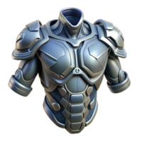 sumptuous art deco Cybernetic armor plating with intricate design with Transparent Background flawless png