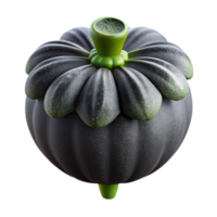 vibrant coveted Professional render ultra-detailed isolated cutout of a single poppy seed, tiny, black, textured surface, macro photography, with Transparent Background png