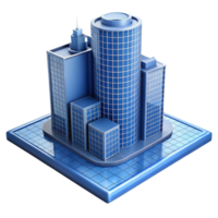 notable elegant Skyscraper blueprint architectural drawing, with Transparent Background expertly shot png