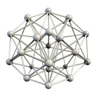 memorable abstract A complex network of lines, forming a web-like pattern with Transparent Background authentic png