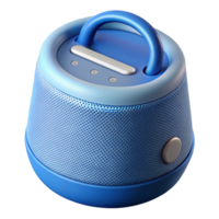 rare futuristic A single, wireless Bluetooth speaker, portable with Transparent Background fine detail png