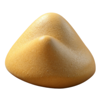 captivating coveted Hyper-specific, photorealistic render of an isolated, single, grain of sand with microscopic surface details with Transparent Background png
