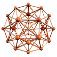sumptuous classic A complex network of lines, forming a web-like pattern with Transparent Background professional png