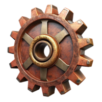 memorable modern Concept art style biomechanical lung, intricate network of tubes and filters, pulsating bellows, copper and glass, isolated cutout with Transparent Background 8K png