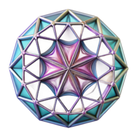 picturesque mysterious classic An abstract, geometric pattern resembling stained glass with Transparent Background luxury png
