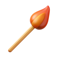 iconic nordic Photorealistic, isolated cutout of a single matchstick, hyper-specific with Transparent Background top-tier png