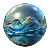 beautiful contemporary Abstract Distorted Reflection in Water Ripples Transparent Background png