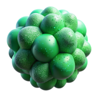 beautiful minimalist Abstract Green Particles Isolated Element professional png