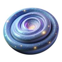serene abstract Abstract Spiral Isolated with Pastel Color Palette Transparent Background detailed png