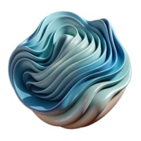 dramatic modern Abstract Wave Pattern Creating Depth Transparent png