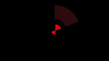 Abstract Data Radar Circle Motion Graphics video