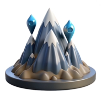 magnificent rustic Aeropex Ascenders Mountain Peak Silhouette Transparent Cutout professional png