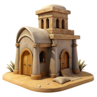 elegant creative Aerthys Architecture Windswept Desert Structure Cutout authentic png