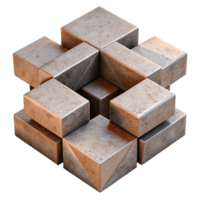 dramatic abstract Angled Blocks Creating Perspective Cutout exclusive png