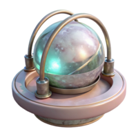 impressive minimalist Artificial Gravity Simulation Transparent Background original png
