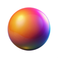 extraordinary classic Bright Gradient Sphere with Shadow Depth Effect exclusive png