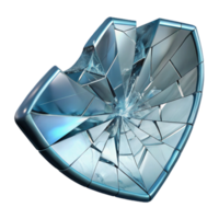 extraordinary classic Broken Glass with Transparent Background and Sharp Edges genuine png