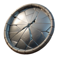 dramatic rustic Broken Mirror Texture Cutout with Realistic Cracks png