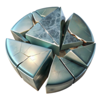 extraordinary abstract Broken Reflection with Distorted Perspective and Transparency genuine png