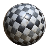 serene vintage Checkerboard Pattern Depth Illusion Transparent Background exclusive png