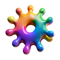magnificent rustic Colorful Paint Splatter Transparent Cutout detailed png