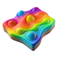 impressive classic Colorful Spectral Topography Map Illustration Transparent high resolution png