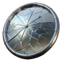extraordinary abstract Cracked Mirror Surface Cutout with Jagged Lines premium png