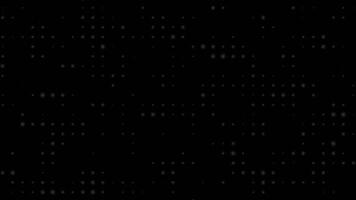 Simple minimalist black and white abstract background with a halftone dots or circles pattern. This clean modern motion background animation is full HD and looping. video