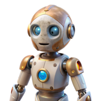 extraordinary abstract Cybernetic Branch Robot Close Up View Transparent Background genuine png