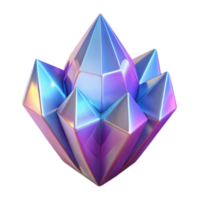 extraordinary modern Dreamy Crystal Isolated Geometric Forms Soft Light high quality png