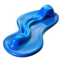 extraordinary rustic Flowing Water Stream Blue Isolated Transparent Background png