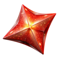 dramatic abstract Folded Solar Sail Ready for Deployment Transparent png