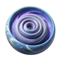 impressive minimalist Galactic Whirlpool Isolated with Spiral Structure professional png