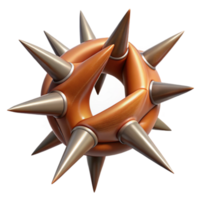 extraordinary creative Generated Thorn Cutout Sharp Edges Isolated png