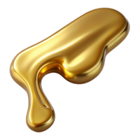 extraordinary rustic Golden Liquid Metal Stream Transparent Cutout high resolution png
