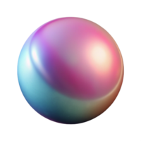 extraordinary creative Gradient Mesh with Depth Illusion on Transparent Background png