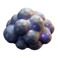 serene classic Interstellar Clouds Deep Space Isolated on Transparent Background authentic png